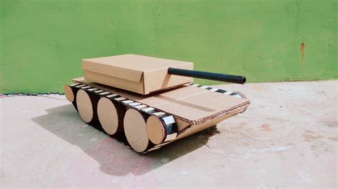 Diy Cardboard Tank At Home Skbag Creation Youtube
