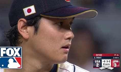 Shohei Ohtani Vs Mike Trout Final At Bat In The Usa Vs Japan 2023