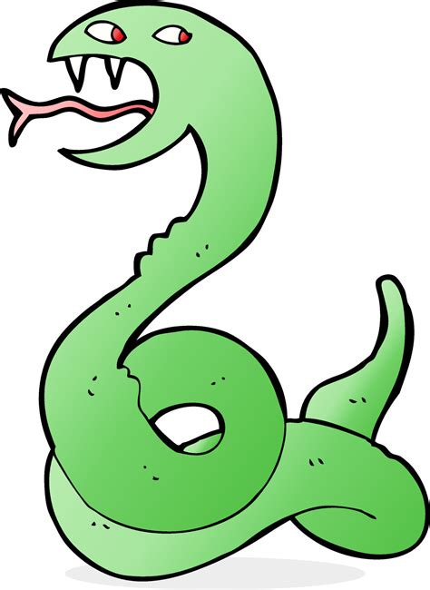 Cartoon Hissing Snake 8450221 Vector Art At Vecteezy