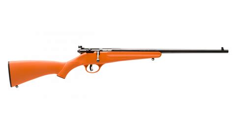 Savage Rascal 22lr Bolt Action Youth Rimfire Rifle Orange Stock