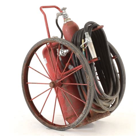 Vintage Ansul Wagon Wheel Fire Extinguisher Ebth