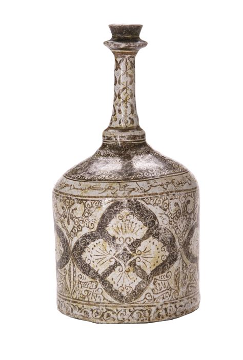 An Islamic Glass Bottle Persia Circa 11th 12th Century Ad