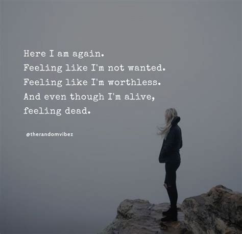 Feeling Worthless Quotes That You Can Relate To The Random Vibez
