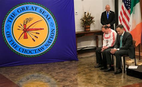 Irish Prime Minister Thanks Choctaw Nation In Oklahoma The Seattle Times