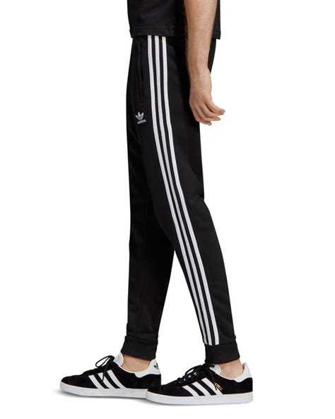 Adidas Originals 3 Stripes Jogger Pants In Black For Men Lyst