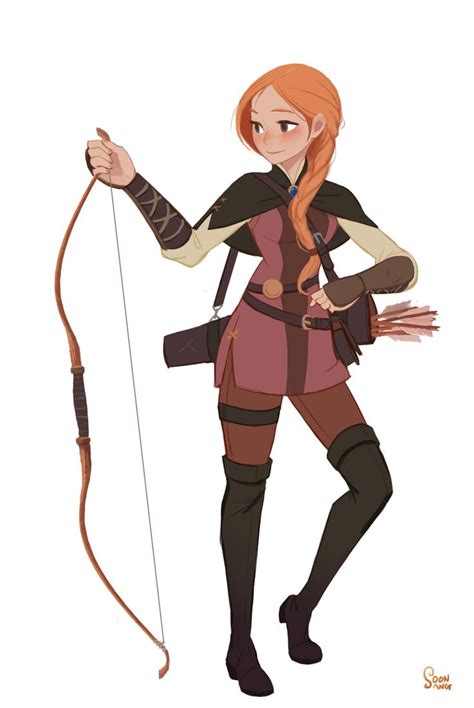 Best Archer In Anime Anime Archer Girl Archer Fantasy Archer Elf