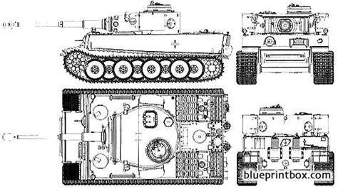 Sdkfz181 Tiger I Free Plans And Blueprints Of Cars