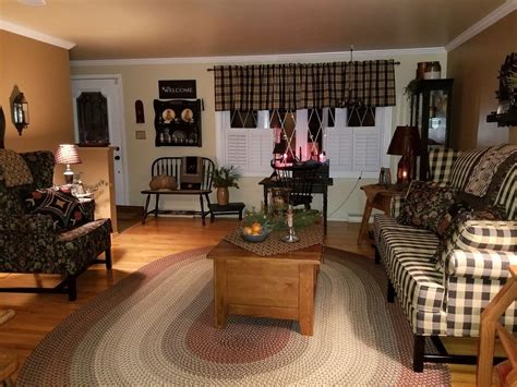 ♥️♥️♥️ Country In 2019 Primitive Living Room Rustic Room