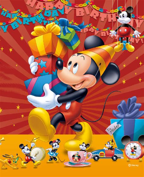 Tarjetas De Feliz Cumpleaños De Mickey Mouse Imagui