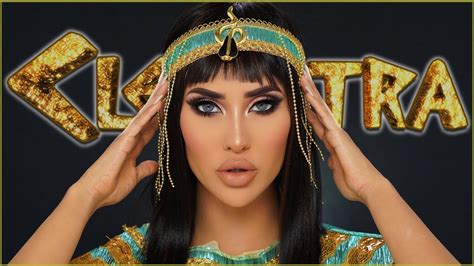 cleopatra halloween makeup tutorial brittanybearmakeup youtube