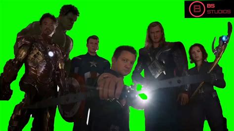 Avengers Green Screen