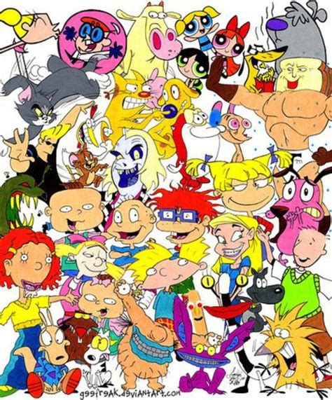 Cartoon Network 80s And 90s Cartoon Cartoons Tv Color Deviantart Network 90s Shows Characters