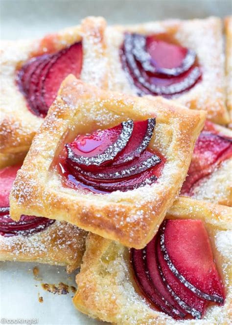 Easy Mini Plum Tarts Recipe With Puff Pastry Cooking Lsl