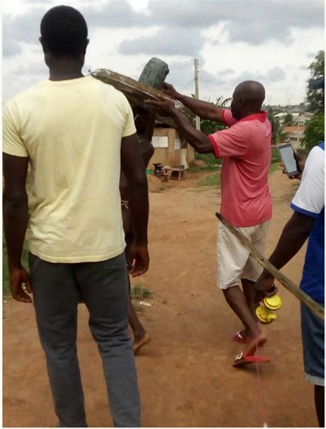 Man Beaten Paraded Naked For Stealing Fan From Church Punch Newspapers