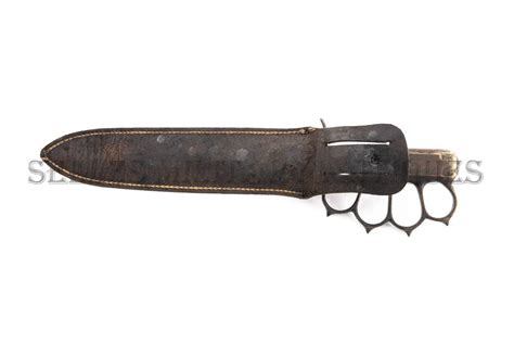 Couteau Trench Knife Lfandc 1918 Modifié Us Selles Military Antiques