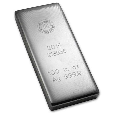 Rcm 100 Oz Silver Bar 9999 Fine Ships Free Over 1500 Purchase