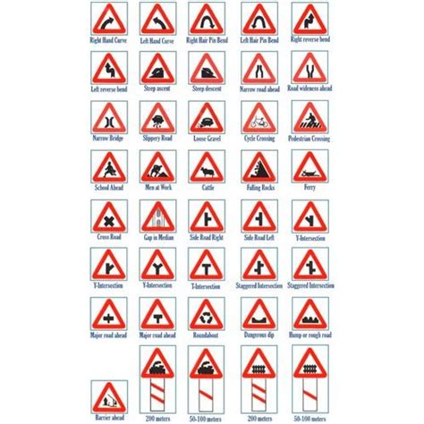 Road Safety Signs Printable