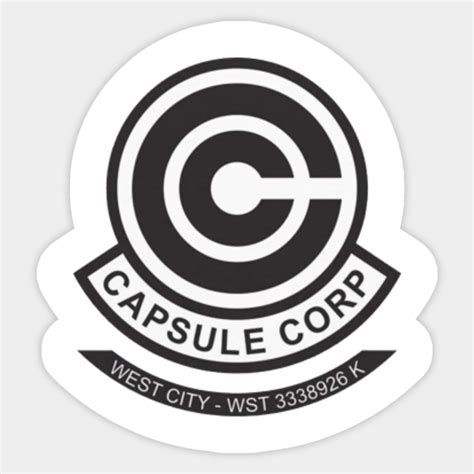 Capsule Corp Capsule Corp Sticker Teepublic