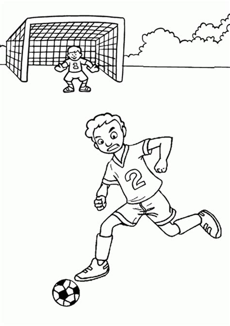 Soccer Coloring Page Goalie Quality Coloring Page Coloring Home