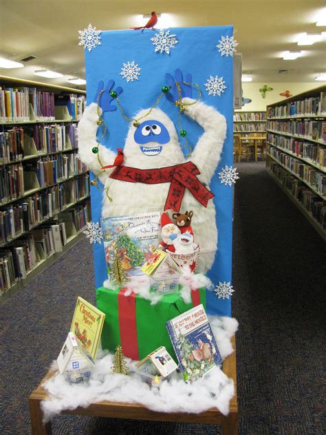 Abominable Snowman Winter Book Display At Miami Lakes Branch Library