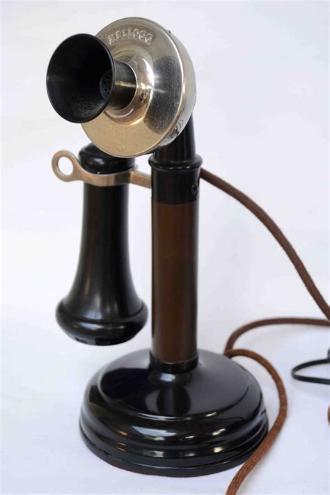 Old Vintage Gallery Antique Kellogg Candlestick Telephone Circa 1908