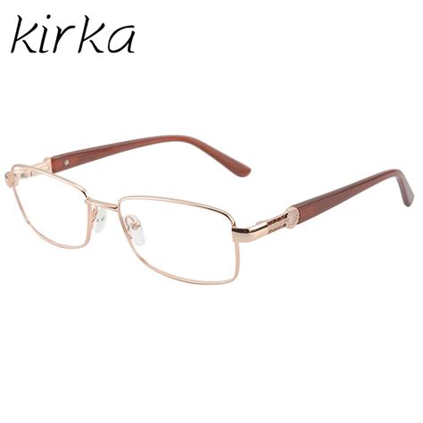 Kirka Metal Women Retro Optical Eyeglasses Frame Eyewear Brand Designer High Quality Computer