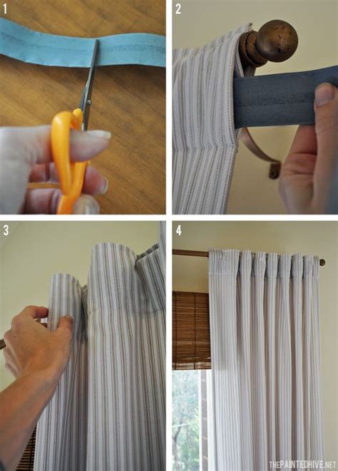 Sew Curtains How To Create Neat Curtain Folds The Painted Hive In