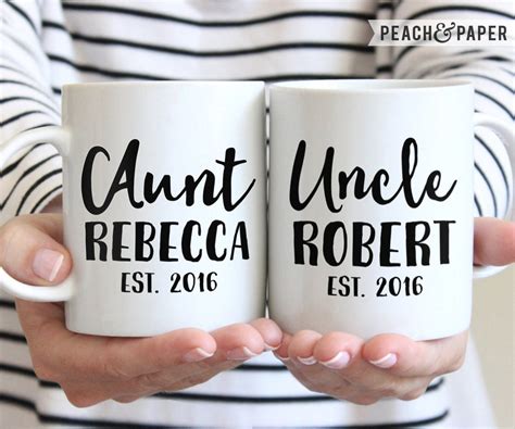 New Aunt And Uncle Gift New Aunt To Be Mug Going To Be Aunt Etsy