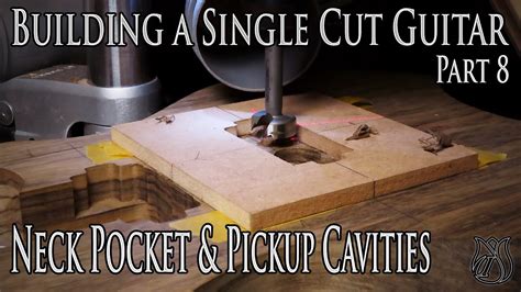 Routing The Neck Pocket And Pickup Cavities Building A Single Cut Model