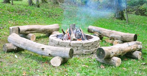 Wood Working Project Fire Pit Bench Diy