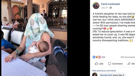 Breastfeeding Mom Told To Cover Up At Restaurant Goes Viral In Photo