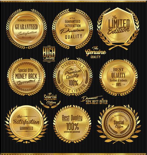Sales Of Gold Label Vector Misc Free Vector Free Download