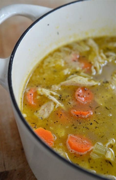 Fast, economical, nutritious, and filling. Easy Chicken Soup Recipe with Lemon and Pepper