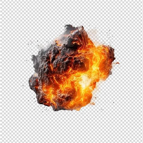 Premium Psd Explosion Effect Blast On Transparent Isolated Background
