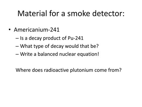 How does smoke in the air affect my health? PPT - How does a smoke detector work? PowerPoint ...
