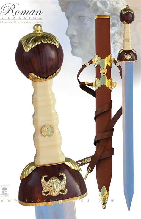 Noblewares Large Image Of Roman Gladiator Spatha Sword With Sheath