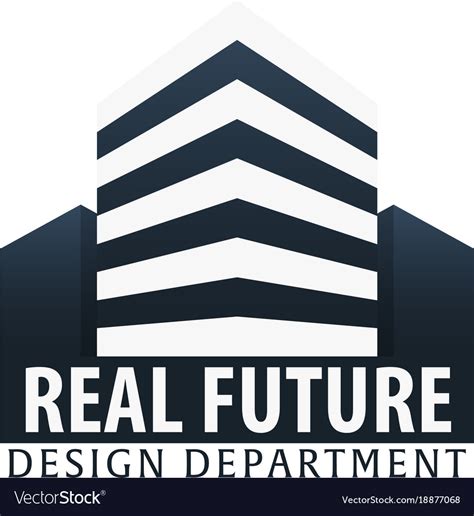 Building Logo Design Department Modern Buildings Vector Image