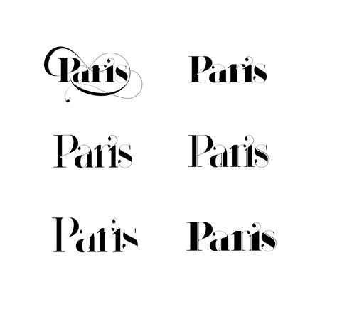 Moshik Nadav Paris Font N Logo Design Branding Design Graphic