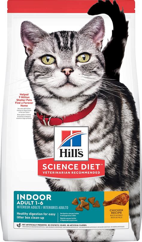 We put the first bowl out around. Hill's Science Diet Adult Indoor Cat Dry Cat Food, 15.5-lb ...