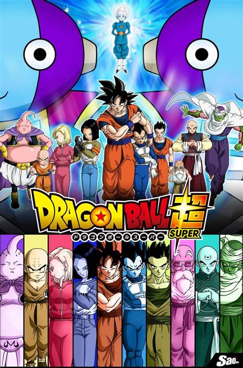 Dragon Ball Super Movie Poster With All The Characters In Each