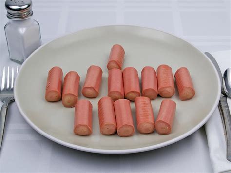 Calories In 8 Sausages Of Vienna Sausage Avg