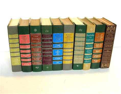 Vintage Readers Digest Book Collection 10 Books Library Etsy