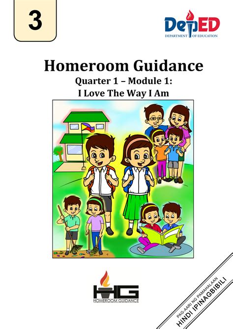 Hg G3 Q1 Module 1 Grade 3 Homeroom Guidance ` Homeroom Guidance