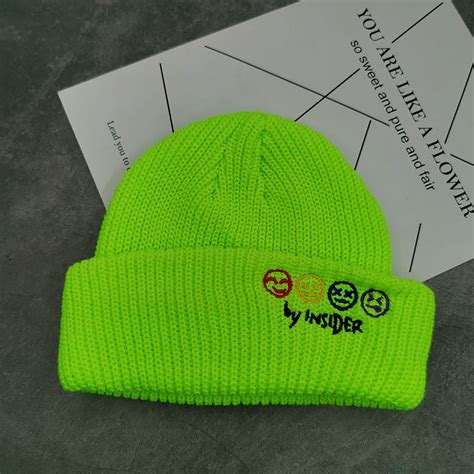 Smile Beanies Hattrendy Embroidery Kit Beanie Hat Yarn Etsy