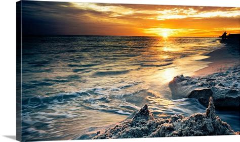 Destin Florida Sunset Sandcastle Beach Sunset Wall Art