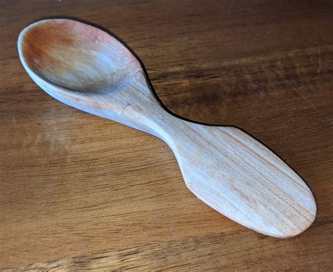 Hand Carved Wooden Spoon Small Alder Spoon Flaxseed Oil Fi Flickr