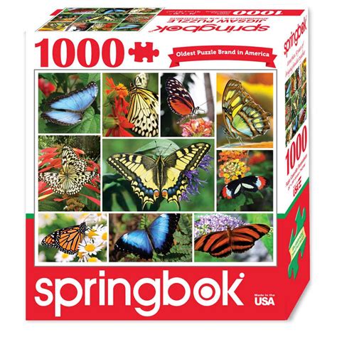 Butterflies ~ A 1000 Piece Jigsaw Puzzle By Springbok Puzzles Puzzle
