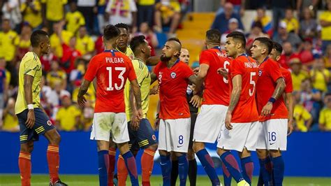 Colombia domina el partido en los primeros minutos. Partido de Chile y Colombia por Clasificatorias cambió de ...