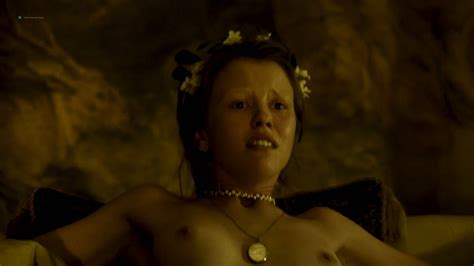 Mia Goth Nude Topless And Tied Up A Cure For Wellness Hd P