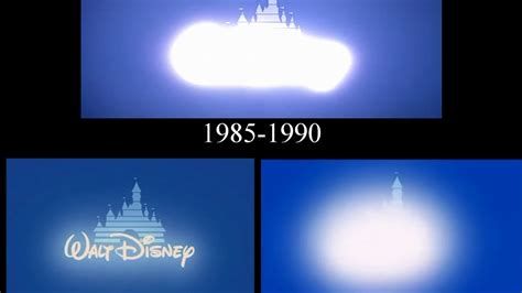Walt Disney Pictures Logo Comparison 1985 2006 Youtube
